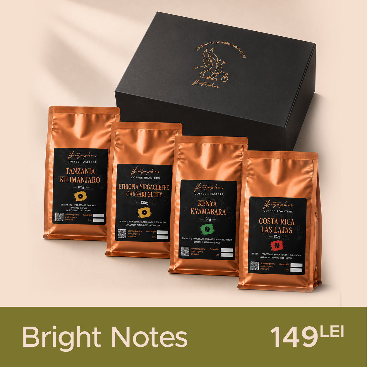 Bright Notes — Selecție 4x125g